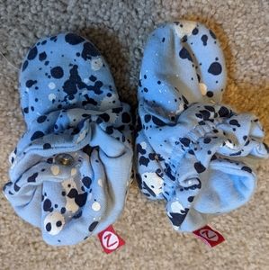 Zutano cotton booties 6 months
